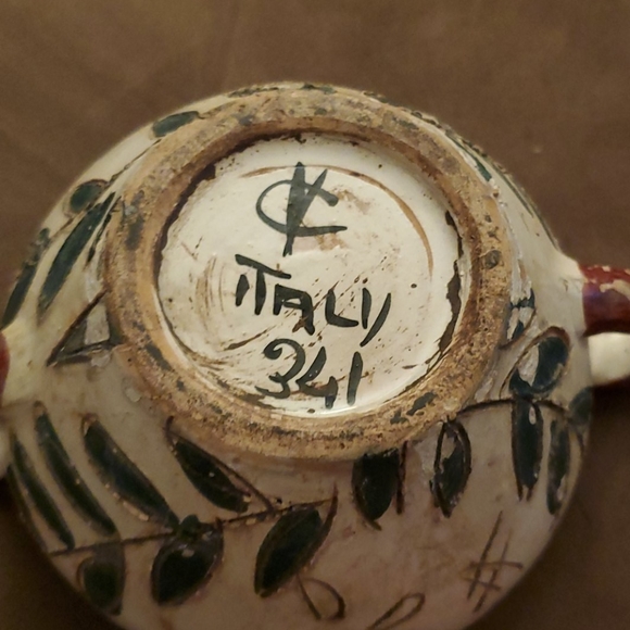 Vintage Italian Clay Vase or Bowl - Picture 3 of 6